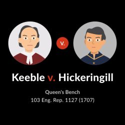 Keeble v hickeringill case brief