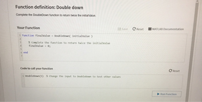 Function double down twice return complete sav doubledown fa definition