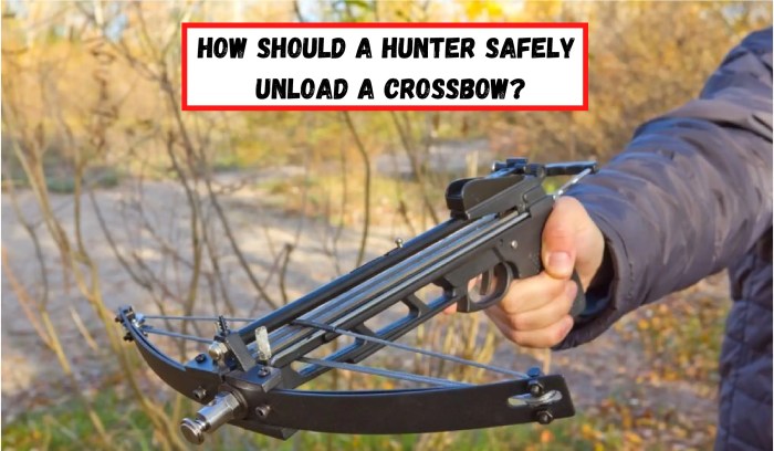 How would a hunter safely unload a muzzleloader