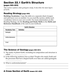 Earth science guided reading study workbook answer key